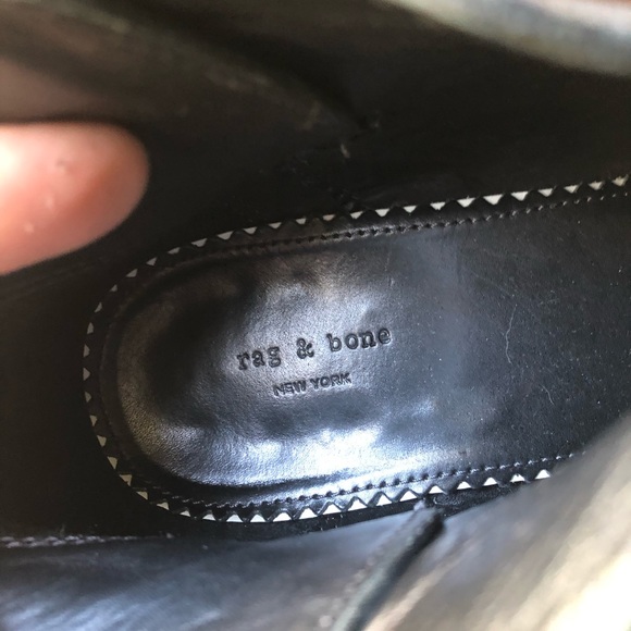 rag & bone black Harrow booties / ankle boots 39.5 - Picture 7 of 16